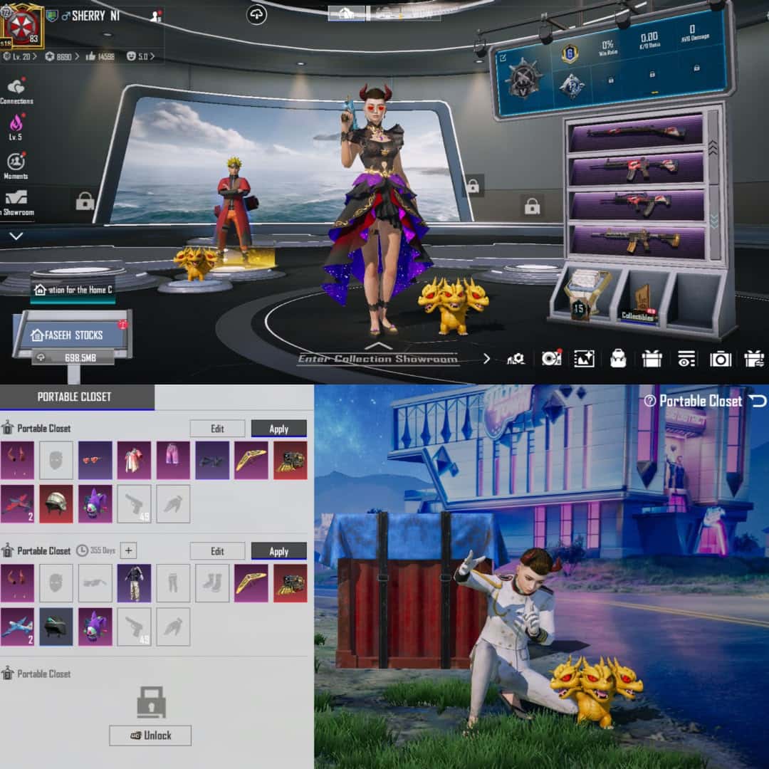 82 COLLECTION | 3X MAX X-SUITS | 104 GUNLAB | 8X SPORTS CARS & 2X DROP CARS | INFERNO HELMET