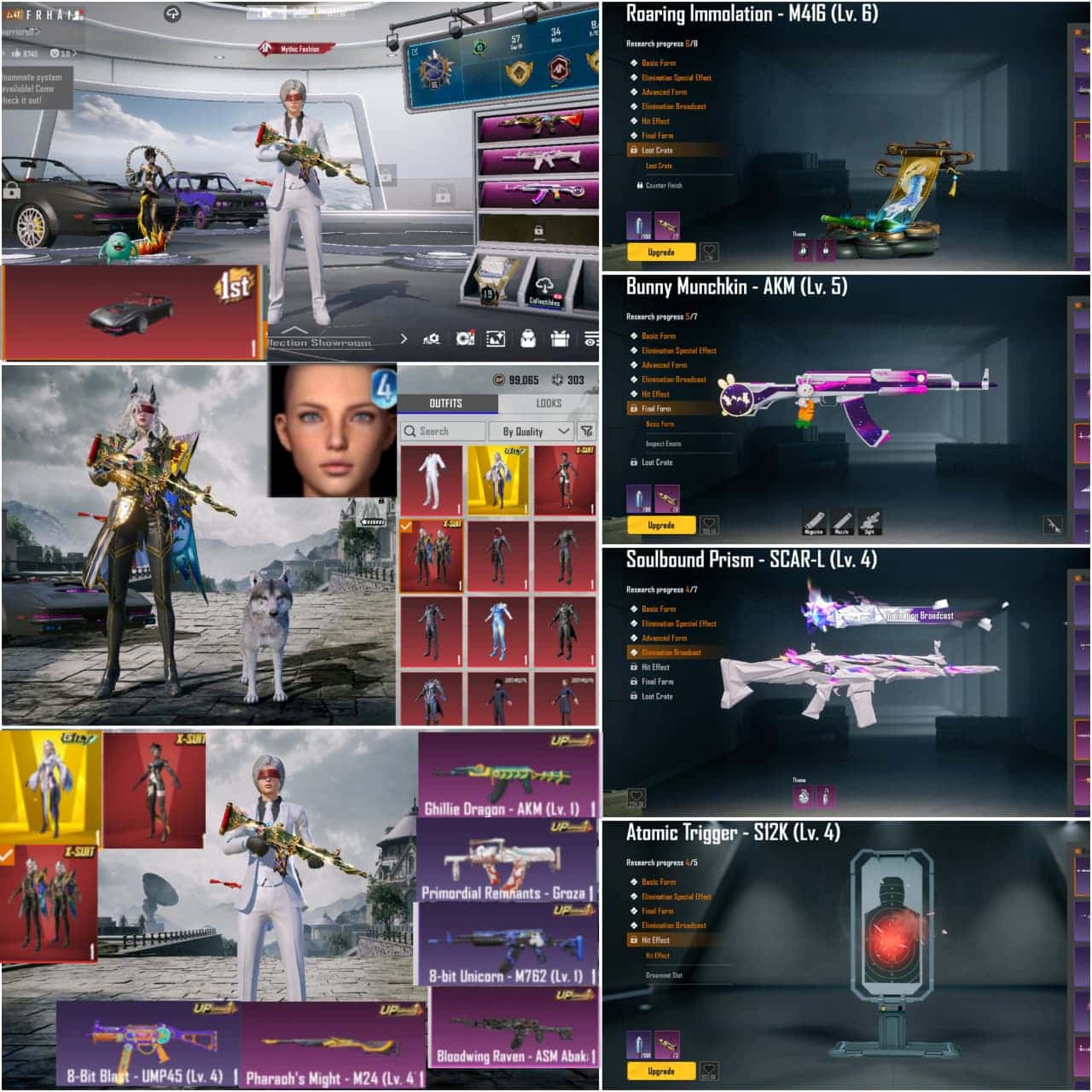 🔥 LEVEL 77 ACCOUNT | 2X X-SUITS (PHOENIXTRA & DRAVON) | 36X LAB GUNS (M4 LVL 6) | 85+ MYTHICS | S4 FACE 🔥