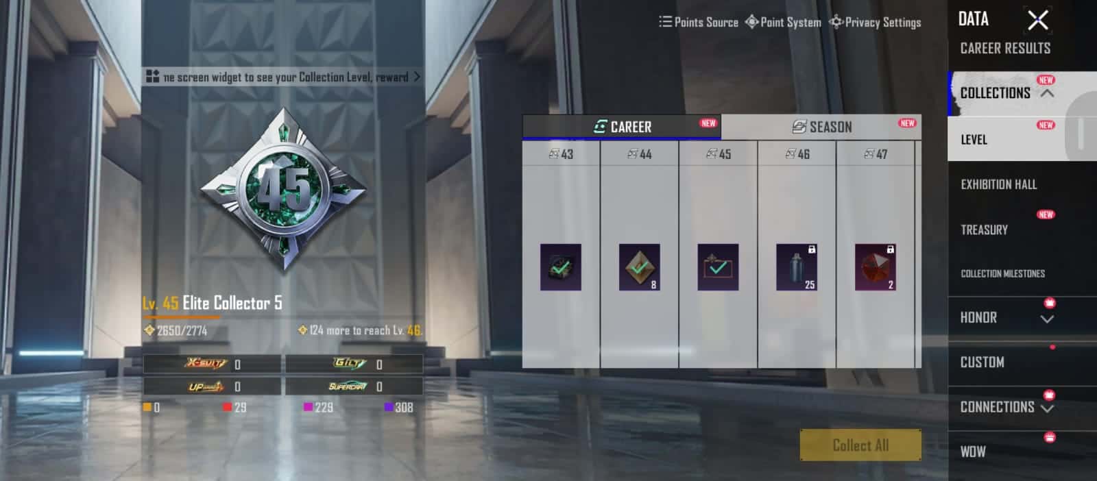 LEVEL 67 COLLECTION | 6X X-SUITS (2X MAX) | 53X LAB GUNS (DUO MAX + 10 KILL MESSAGES) | 1X ULTIMATE | YELLOW MUMMY & 159 MYTHICS 🚗🔥