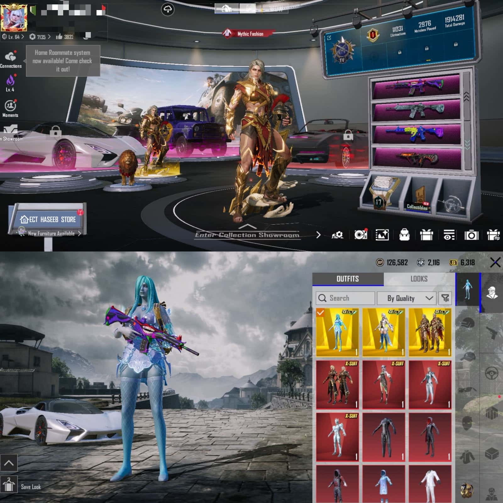 MAX COLLECTION TIER | 4X X-SUITS | 41X LAB GUNS (4X M4 KILL MESSAGES) | 3X ULTIMATES | 109 MYTHICS 🔥🏎️