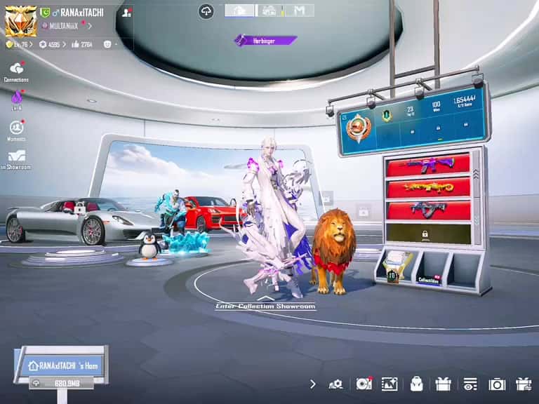🔥 LEVEL 85.4 COLLECTION | PHARAOH (LVL 7) & 3X X-SUITS | 28X MAX GUNS (DUO MAX + 18 KILL MESSAGES) | 16X SPORTS CARS + DROP CAR