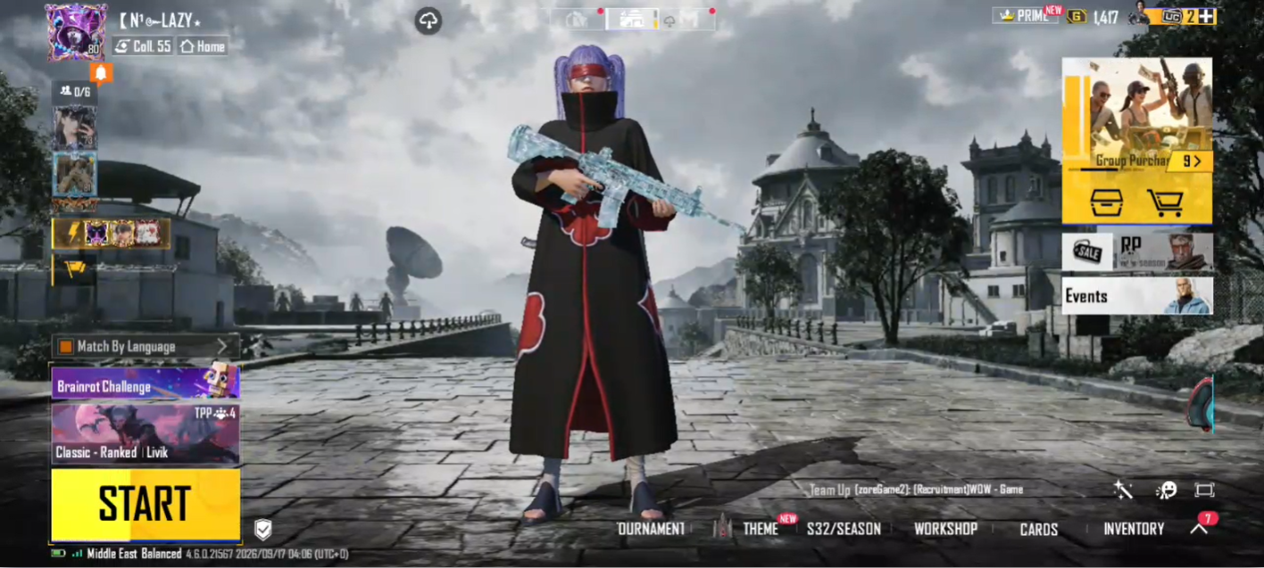 PUBG MOBILE ACCOUNT LVL 80 | COLLECTION LVL 55 | M416 GLACIER LV6 | 8 YEARS OLD