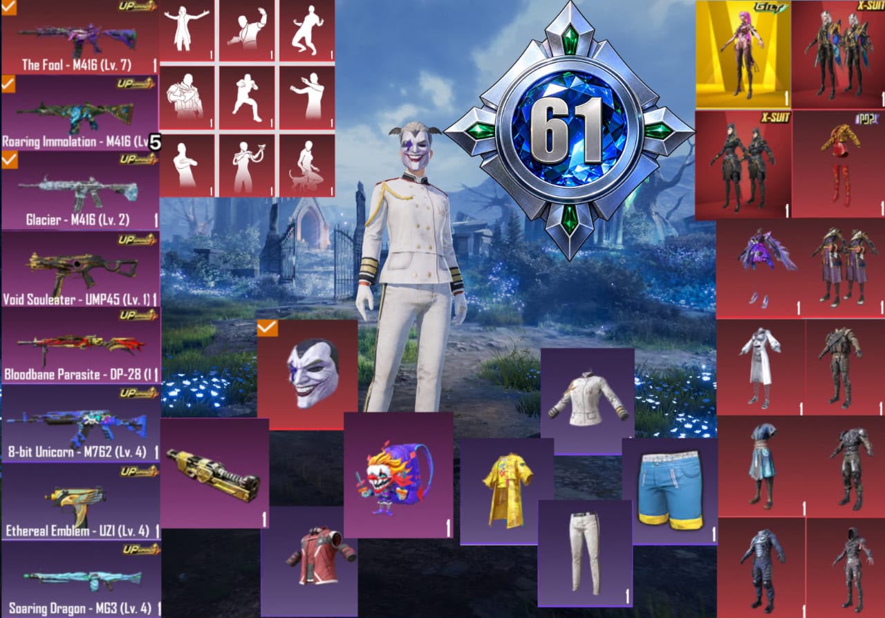 LEVEL 70 COLLECTION | 18X ULTIMATE SETS | M416 KILL BROADCAST | LOADED LABS & CUSTOM FACE 🚀🔥