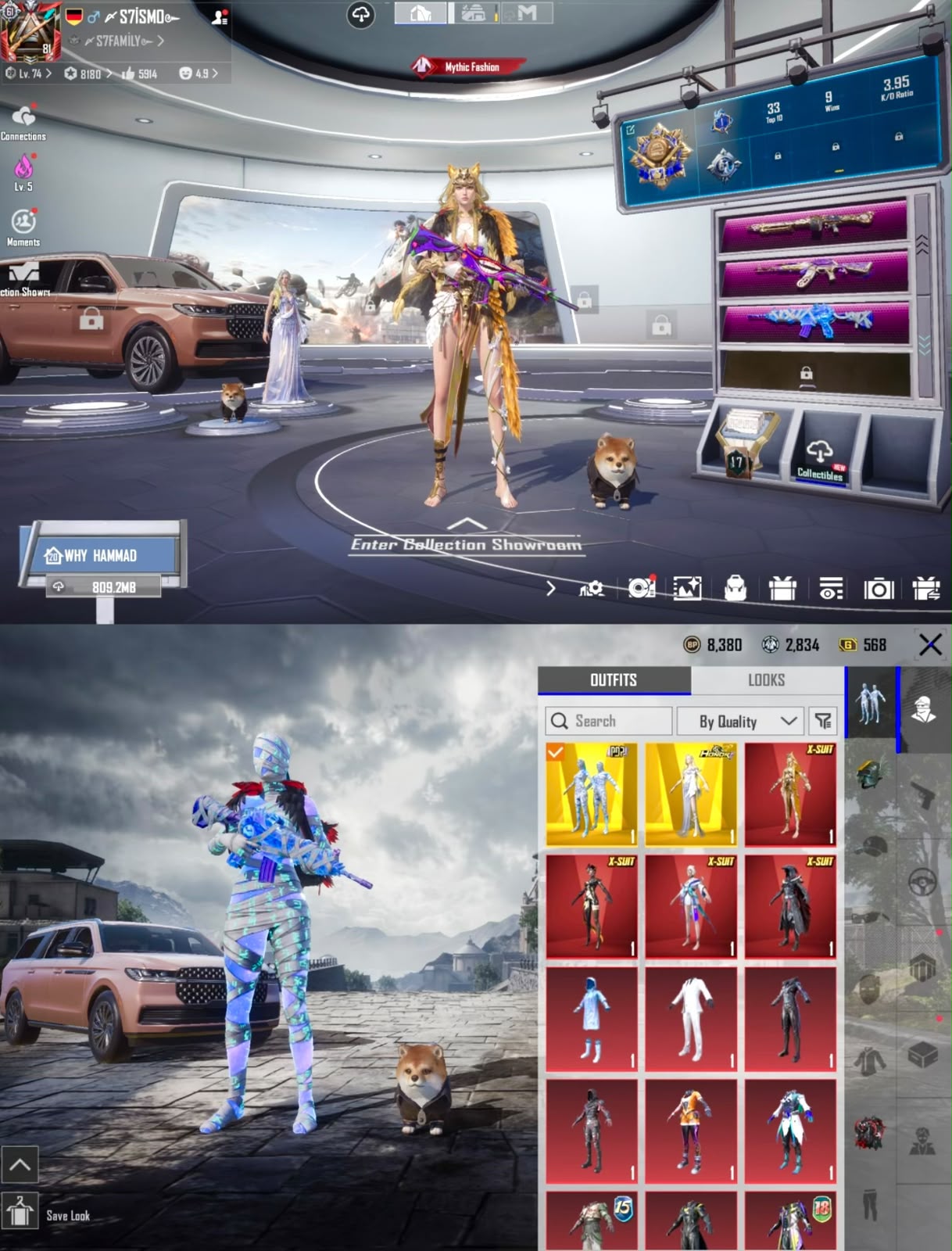 LEVEL 61 COLLECTION | 4X X-SUITS | 34X LAB GUNS (FOOL M4 & AKM LVL 5) | 2X ULTIMATES & SPORT CAR 🚗🔥
