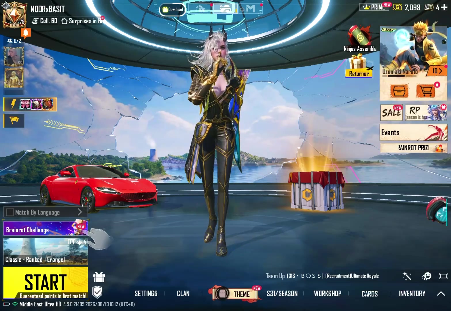 LEVEL 60 COLLECTION | 2X X-SUITS (DRAVION & IGNIS) | 40X LAB GUNS (6+ KILL MSGS) | FERRARI ROMA SUPERCAR 🔥
