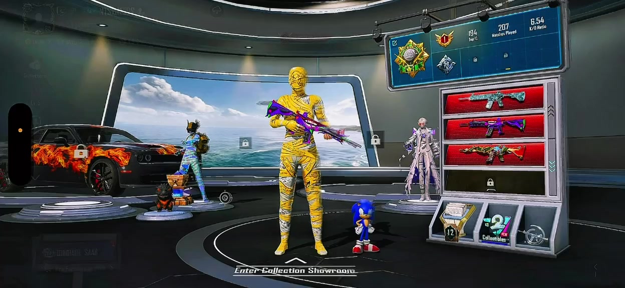 LEVEL 76.8 COLLECTION | 7X X-SUITS (POSEIDON LVL 4) + TRIPLE MUMMY | 4X MAX GUNS | DODGE HELLCAT SUPERCAR 🚗🔥