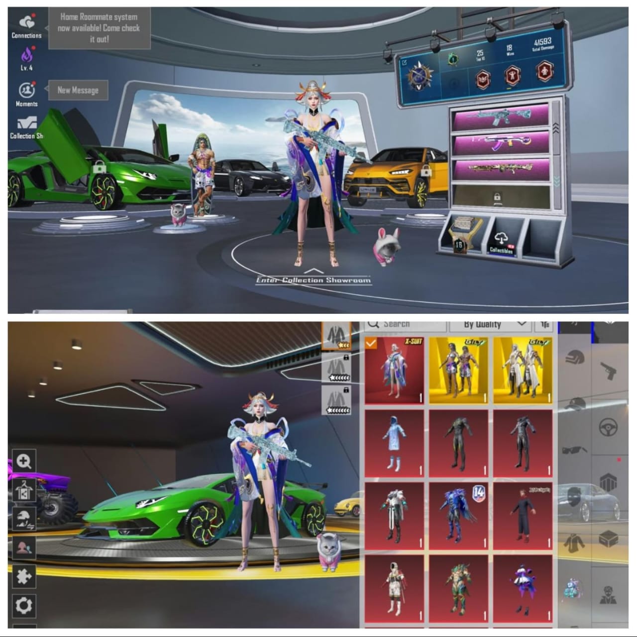 🔥 LEVEL 72 COLLECTION | LEVEL 5 X-SUIT | 21X LAB GUNS (M4 GLACIER LVL 6 + MG3 LVL 6) | 2X ULTIMATES | 3X SPORTS CARS 🔥