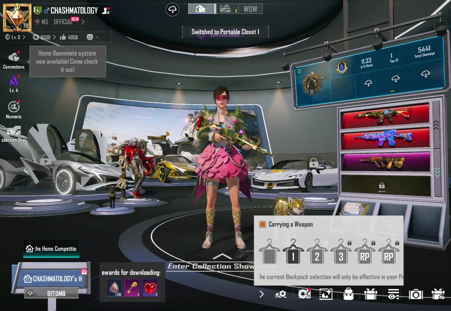 LEVEL 44 COLLECTION | 10X LAB GUNS (MAX UZI + 9 UPGRADES) | 33+ MYTHICS + INVADER SET | SINGLE MAIL ⚡