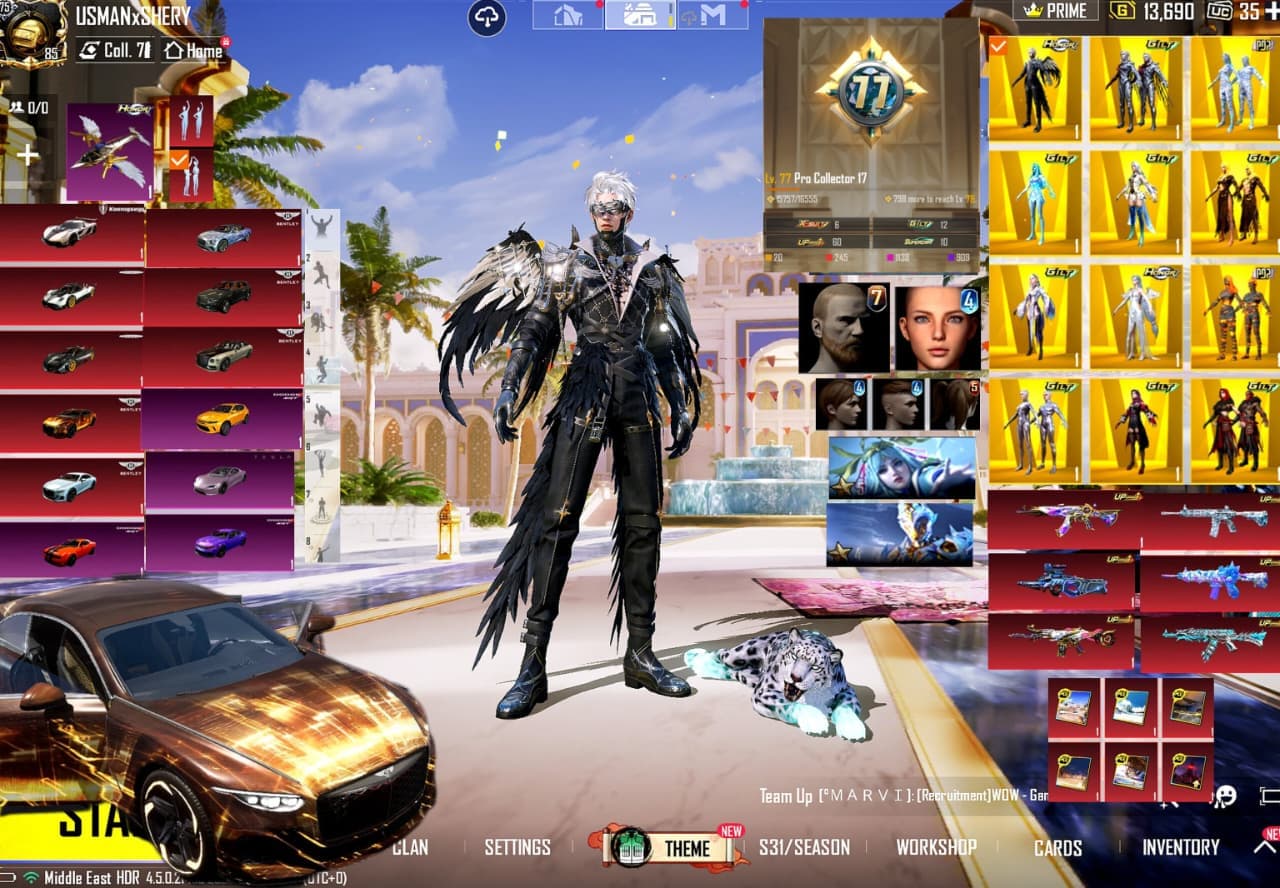77.2 COLLECTION | 6X X-SUITS | 6X MAX LAB GUNS + 20 KILL MESSAGES | 19X ULTIMATES | 12X SPORTS CARS + 2 DROPS 🔥